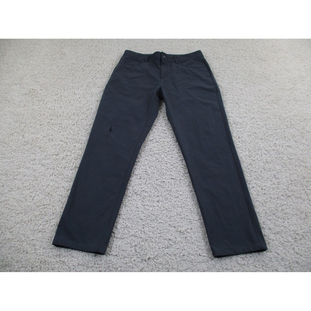Vuori Pants Mens 32 Blue Gray Chino Polyester Performance Outdoor Modern A2